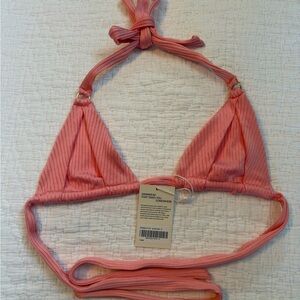 NWT Monday Swimwear Morocco Top - Guava (M)